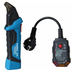 PeakTech Leitungssucher P 3432, für Stromleitungen, NCV, Schukostecker