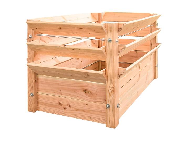Hochbeet WESTMANN Premium XXL , braun, B:124,5cm H:73cm T:90,5cm, Holzwerkstoff, Pflanzgefässe, Hochbeet, 700 l, BxTxH: 124,5x90,5x73 cm
