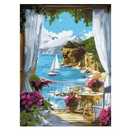 Ideyka Malen nach Zahlen - Sonnige Oase 30x40cm (66128818)