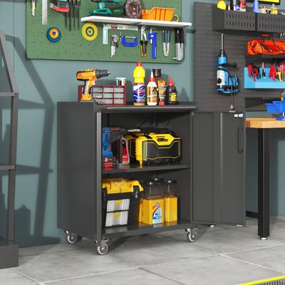 DEVERA Heavy-Duty Rolling Tool Cabinet