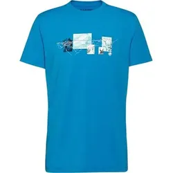 MAMMUT Herren Shirt Mountain T-Shirt 3308m, Größe L in Blau Blau