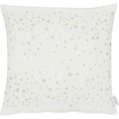 Dekokissen APELT "4709" Gr. 1, beige (goldfarben, natur, gemustert), B:49cm H:1cm L:49cm, Obermaterial: 65% Polyester, 30% Viskose, 5% Polyacryl, Dekokissen_Sitzkissen_Kissenhüllen, 4709 49X49
