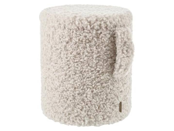 blomus Hocker mit Stauraum TEDDY Moonbeam Polsterstoff Sitzhocker mit Stauraum Für Wohn- & Schlafbereiche 35 × 35 × 40 cm