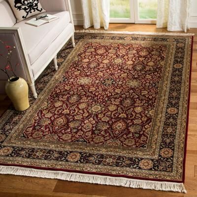 SAFAVIEH Royal Kerman Hand-Knotted Traditional Wool Rug