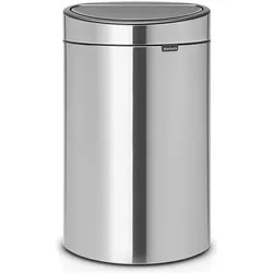 Brabantia Touch Bin, Abfalleimer, Silber