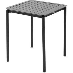 Oviala Business Quadratischer Terrassentisch (70x70cm) schwarz