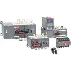 ABB OT200E04CP Lastumschalter 4-polig 200 A, mit Griff und Welle offene Umschaltung I-0-II 1SCA022771R7280