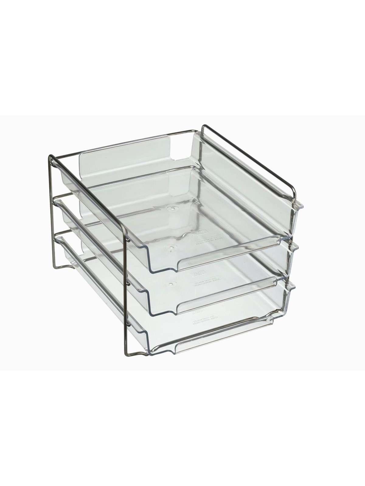 Bantex Vision Letter Trays Cash & Carry 3-Pack Transparant