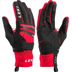 LEKI Herren Handschuhe HS Nordic Slope Shark, Größe 6 in Rot Rot