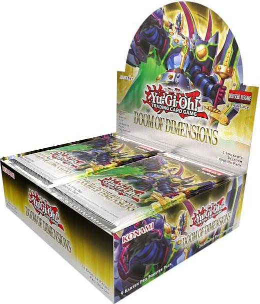 Konami Yu-Gi-Oh! TCG Doom of Dimensions Booster Display (24 packs) Duitse versie