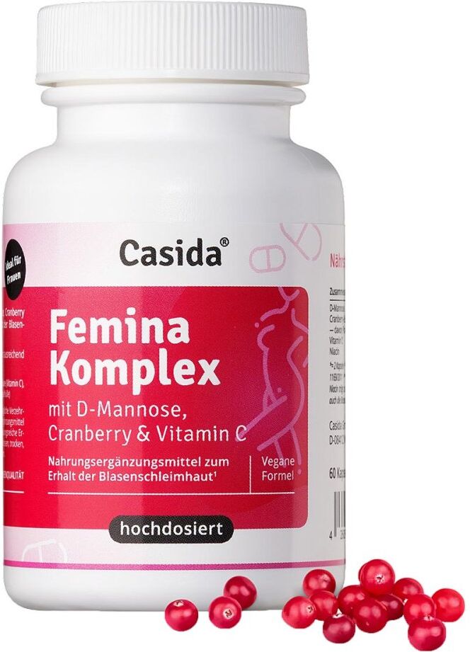 Casida Femina Komplex Mit D Mannose+cranberry Kapseln 60stk