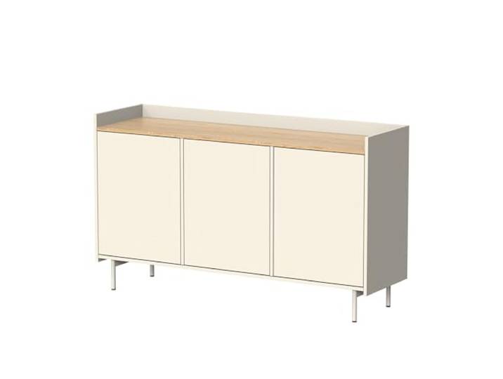 Vicco Kommode Velina, Creme, 140 x 82 cm mit 6 Fächern, geeignet zur Aufbewahrung von Kleidung und Haushaltsgegenständen