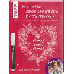Vorlagenmappe "Fensterdeko durchs Jahr mit dem Kreidemarker"