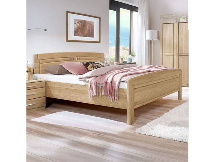 Doppelbett Bloomfield Komfort Eiche teilmassiv 180x200cm höhenverstellbar