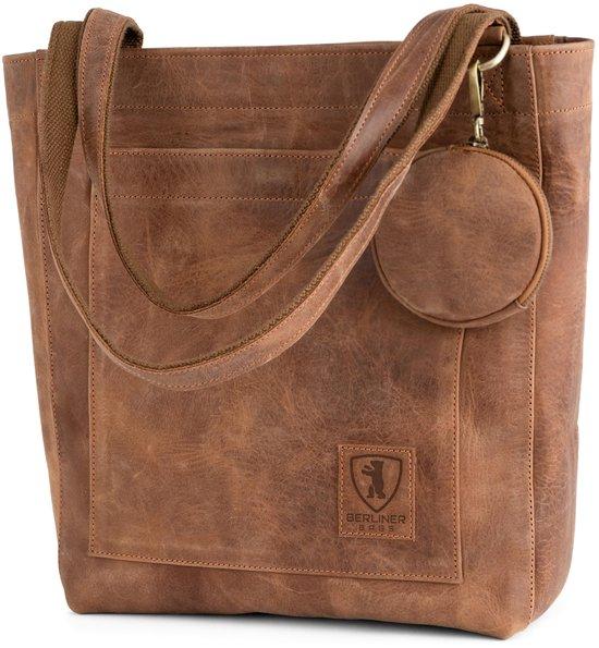 Solidchoice - Vintage-Einkaufstasche "Seville" von van Leer, für Damen