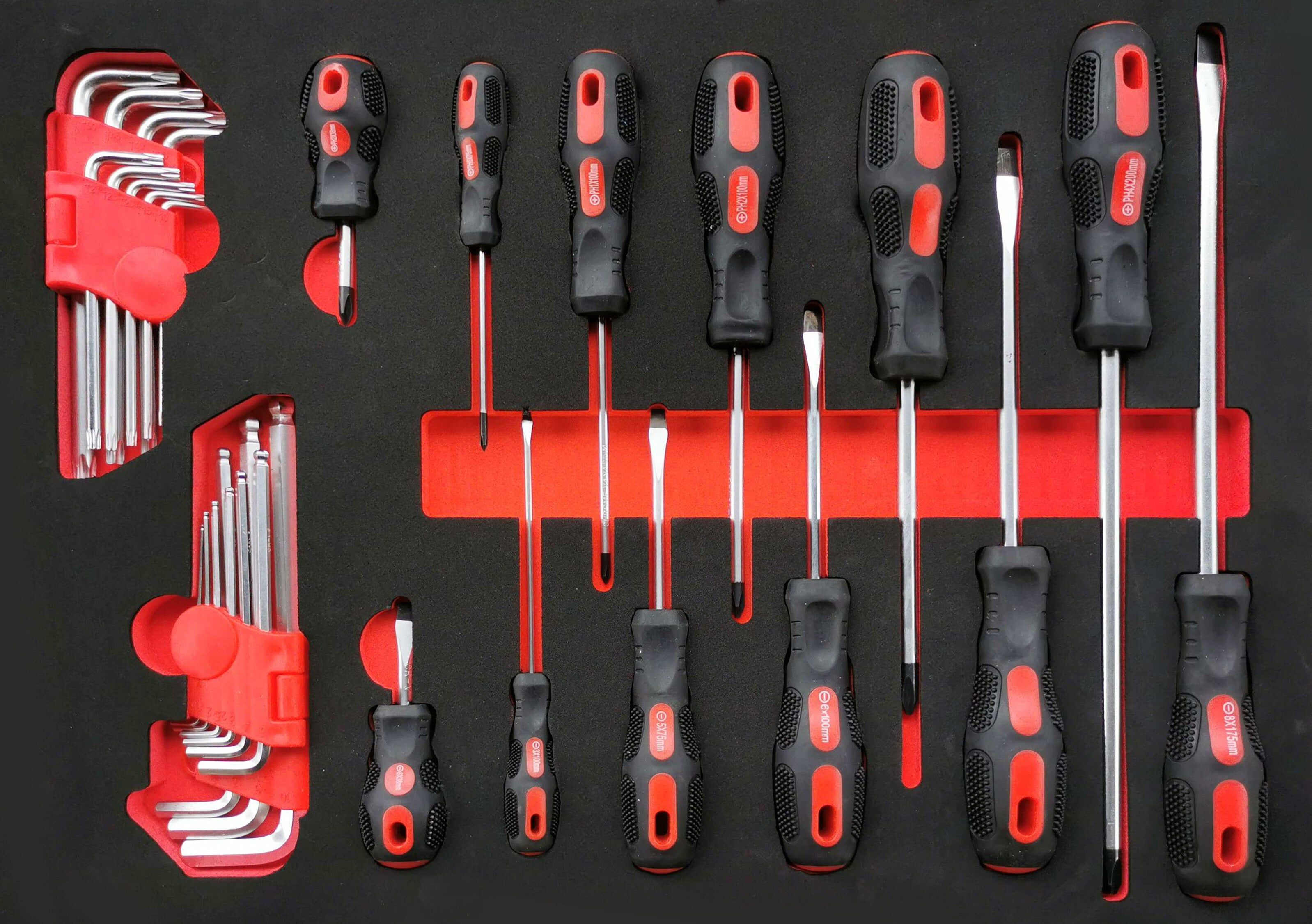 Marcotools Marcotool 05.088.152 Arredamento per officina con cassettiera e assortimento di 172 utensili