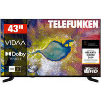 D43U790B2CW, LED-Fernseher 108 cm (43 Zoll), schwarz, UltraHD/4K, Triple-Tuner, SmartTV, VIDAA-Betriebssystem