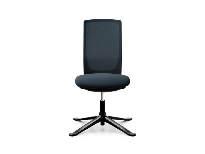 Konferenzstuhl HAG Futu Mesh Communication 1102-S ohne Armlehnen, Dunkelblau, Neu - Ergonomisch & Höhenverstellbar