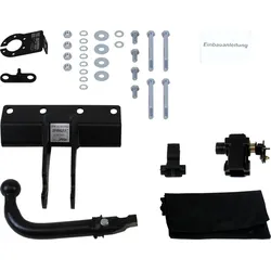 AUTO-HAK Anhängerkupplung abnehmbar Kugelstange von hinten gesteckt - JEEP WRANGLER III