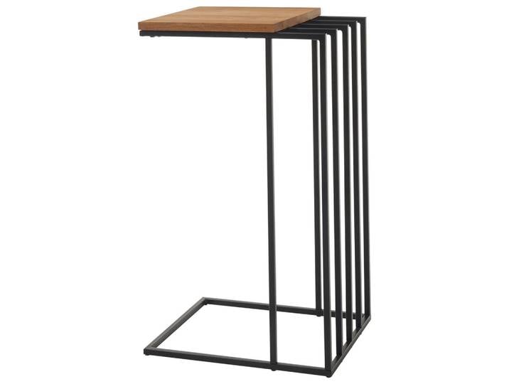 Xora Beistelltisch, Natur, Schwarz, Eiche, Holz, Metall, Eiche, massiv, rechteckig, eckig, Kufe, 35x70x40 cm, Wohnzimmer, Wohnzimmertische, Beistelltische, Beistelltische Metall