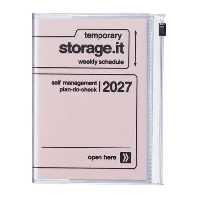 MARK'S 2026/27 Diary A6 Storage.it // Pink