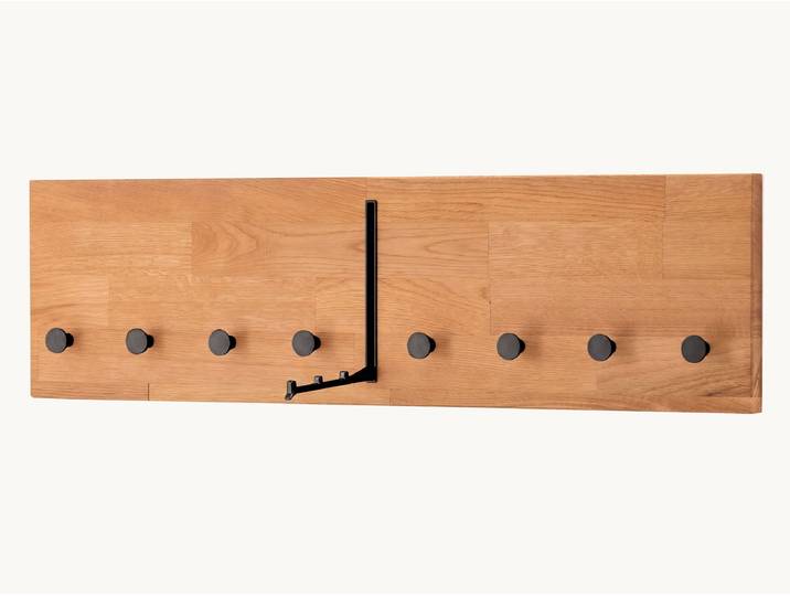 Garderobe Tenero - H22xB80xT2,5 cm - Wildeiche