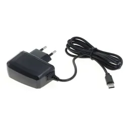 Universal Ladegerät USB-C 100-240V, 2A schwarz für Apple, HTC, LG, Nokia