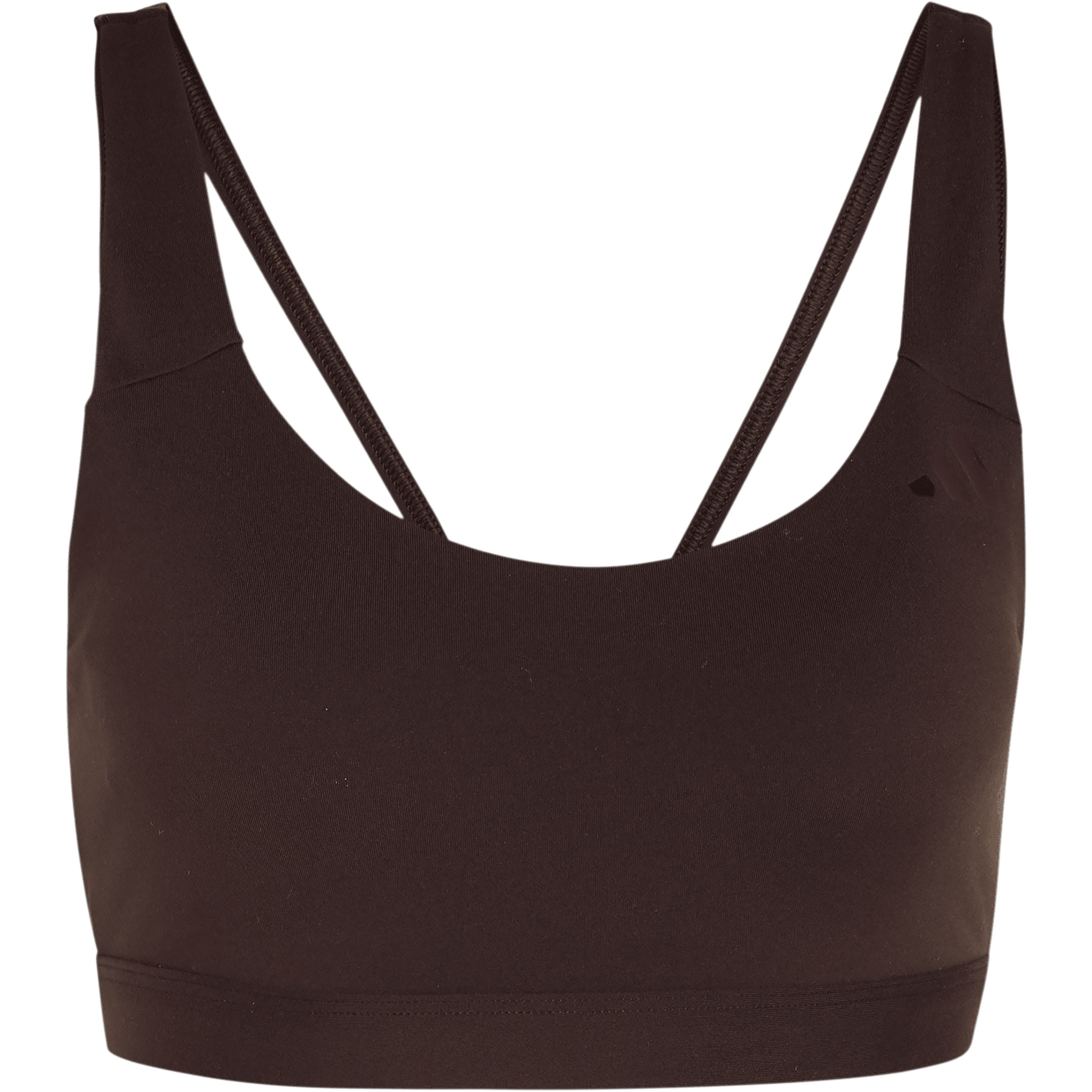 adidas Essentials Medium Support Sport BH Damen Sport-BHs braun Größe M Yoga Elastisch