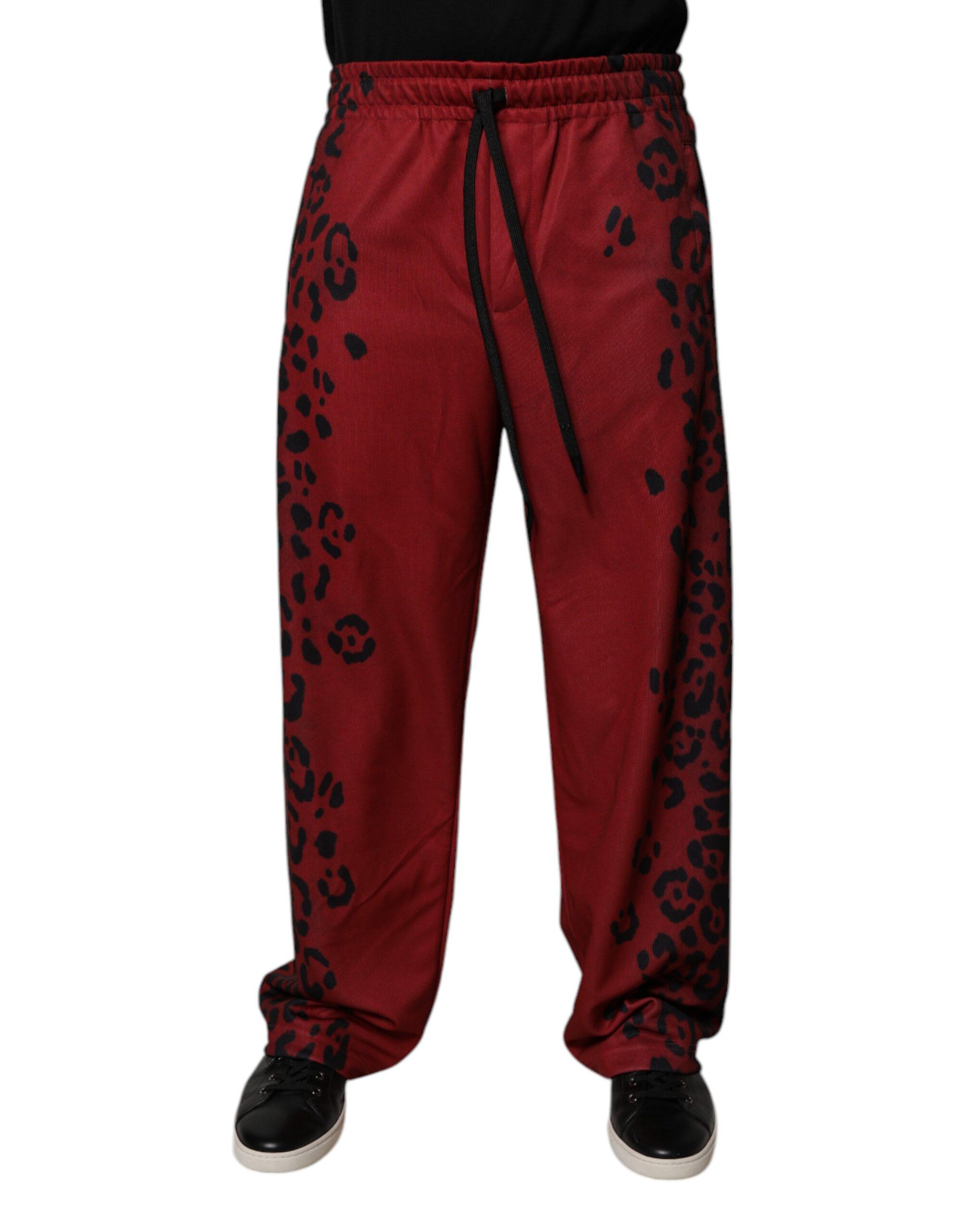 Leopardprint Broek Casual Stijl