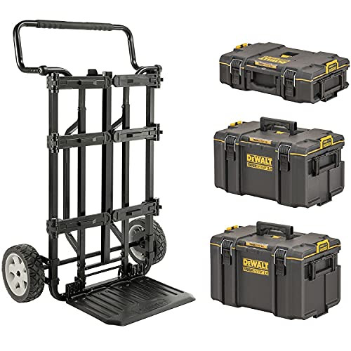 DeWalt TOUGHSYSTEM 2.0 Complete Set 4-in-1 Zwart/Geel