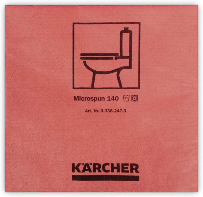 Kärcher Chiffon microfibre micro-filaments rouge (3.338-247.0)