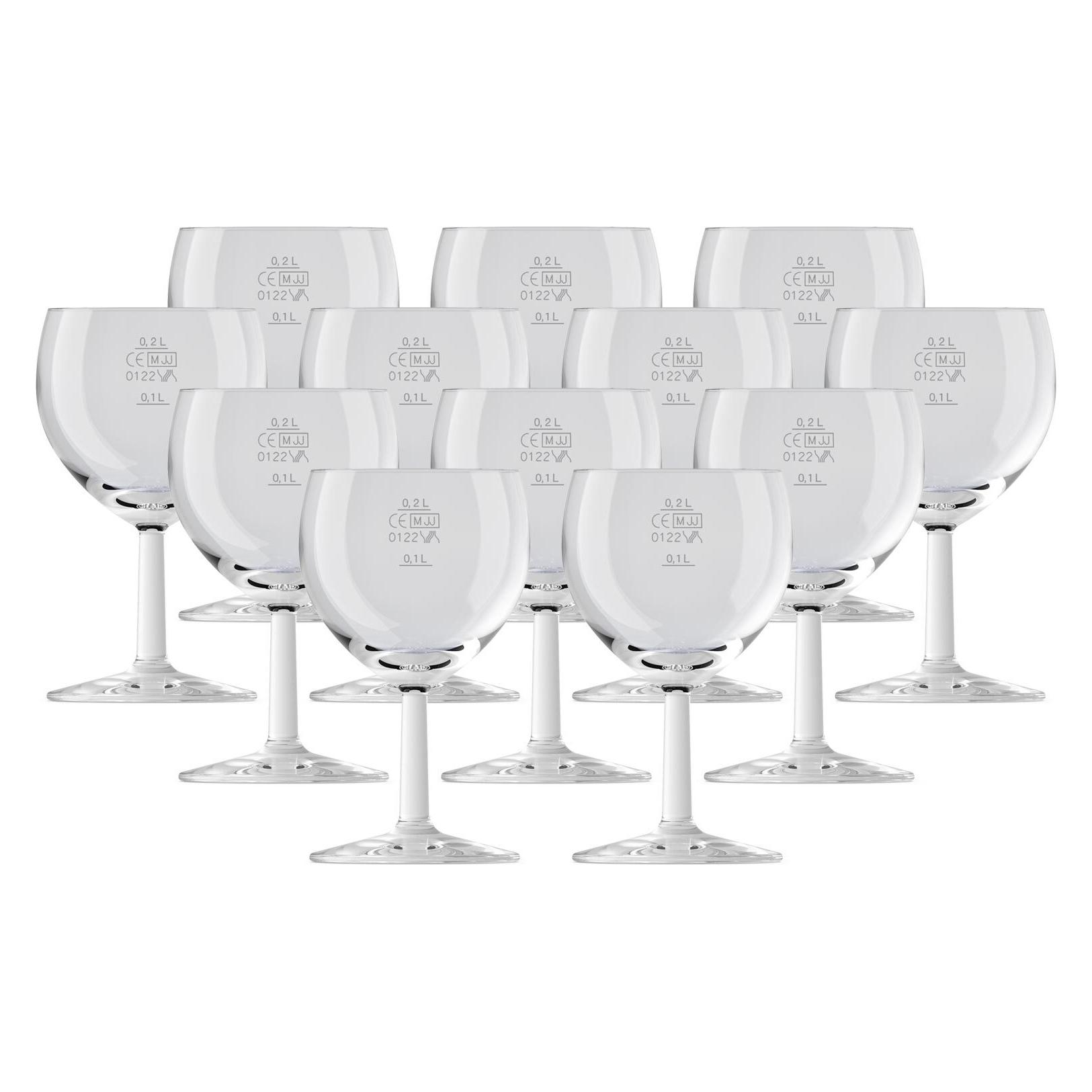 Bormioli Rocco VAN WELL Weinglas 25,0cl 12er (25 cl, 12 Gläser, Rotweingläser, Weissweingläser) (802574)