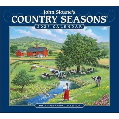 John Sloane's Country Seasons(r) 2027 Deluxe Wall Calendar