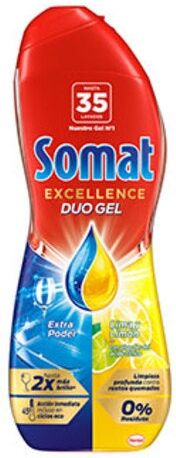 Somat Gel Lavavajillas Excellence Todo En Ima Limón 35 Dosis