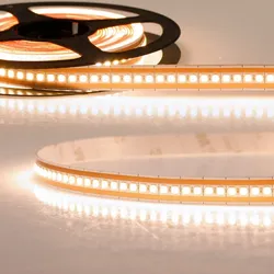 ISOLED LED Strip FC927 Flexband, IP20, 200 LED/m, 24V DC, CRI90, 140lm/W, dimmbar, 500cm / 1.2cm, 10W/m 3000K ISO-116665