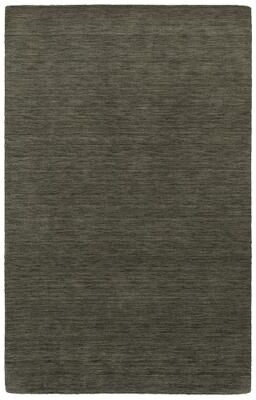 Style Haven Heathered Solid Hand-crafted Plush Wool Area Rug