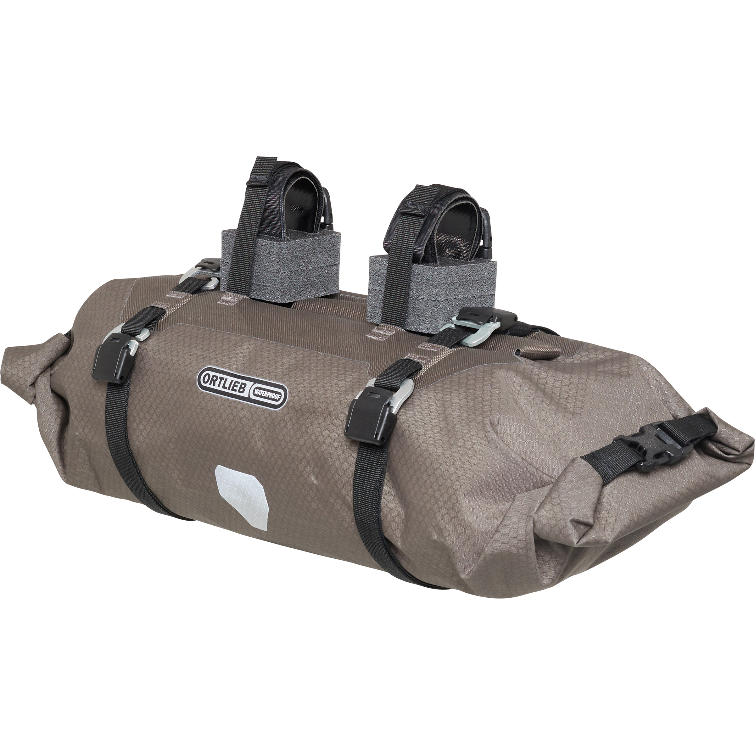 Ortlieb Handlebar-Pack 9 Bikepackingtasche Fahrradtaschen grau Größe 9L Bikepacking Wasserdicht