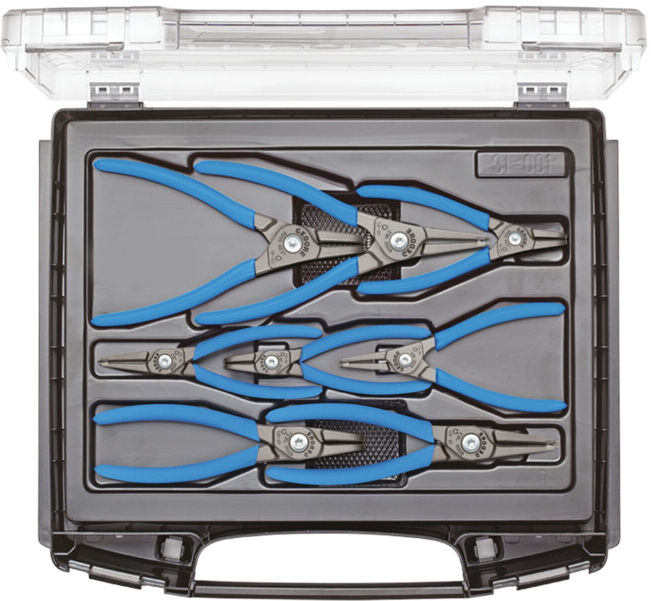 Jeu de pinces de montage Gedore en GEDORE i-BOXX® 72, 8 pièces 1101-005 (3108651)
