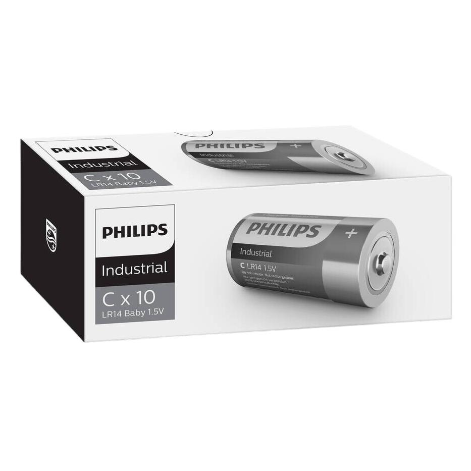 Philips Industrial Alkaline LR14 (C) (10 Stk., C) (LR14I10C/10)