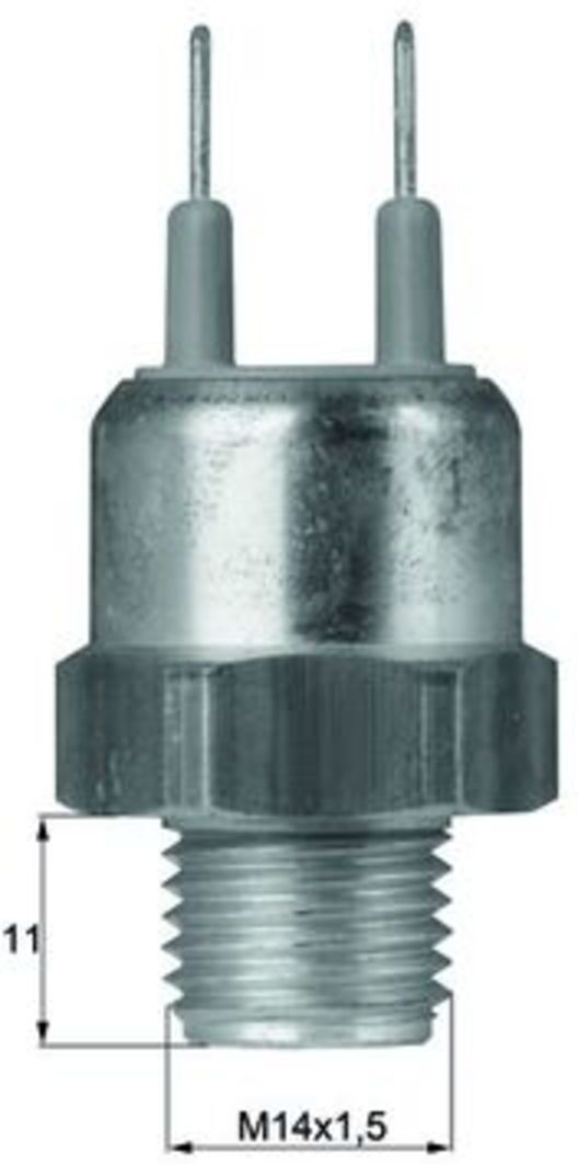 Temperaturschalter, Kühlerlüfter MAHLE TSW 15D