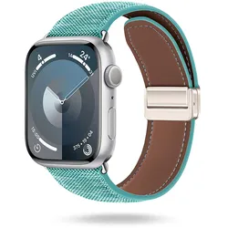 ONEFLOW Denim Loop Apple Watch 8 (41mm) Armband Jeans Look