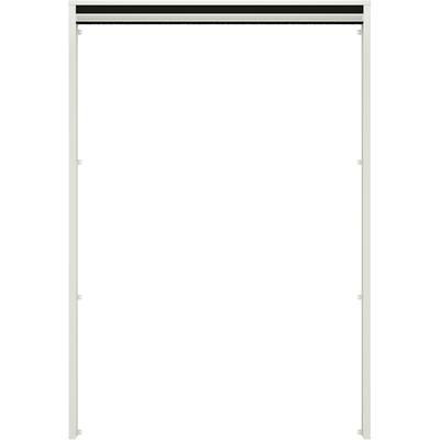 Insektenschutzplissee HECHT INTERNATIONAL "für Dachfenster", grau (weiß), B:80cm H:160cm, Plissees