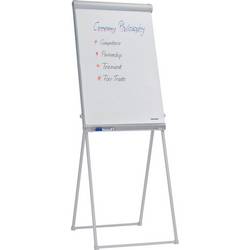 Franken Flipchart Standard Deluxe (B x H) 67 cm x 95 cm Hellgrau Inkl. Ablageschale, abwischbar, höhenverstellbar, beschriftbar, magnethaftend, Inkl. FC84