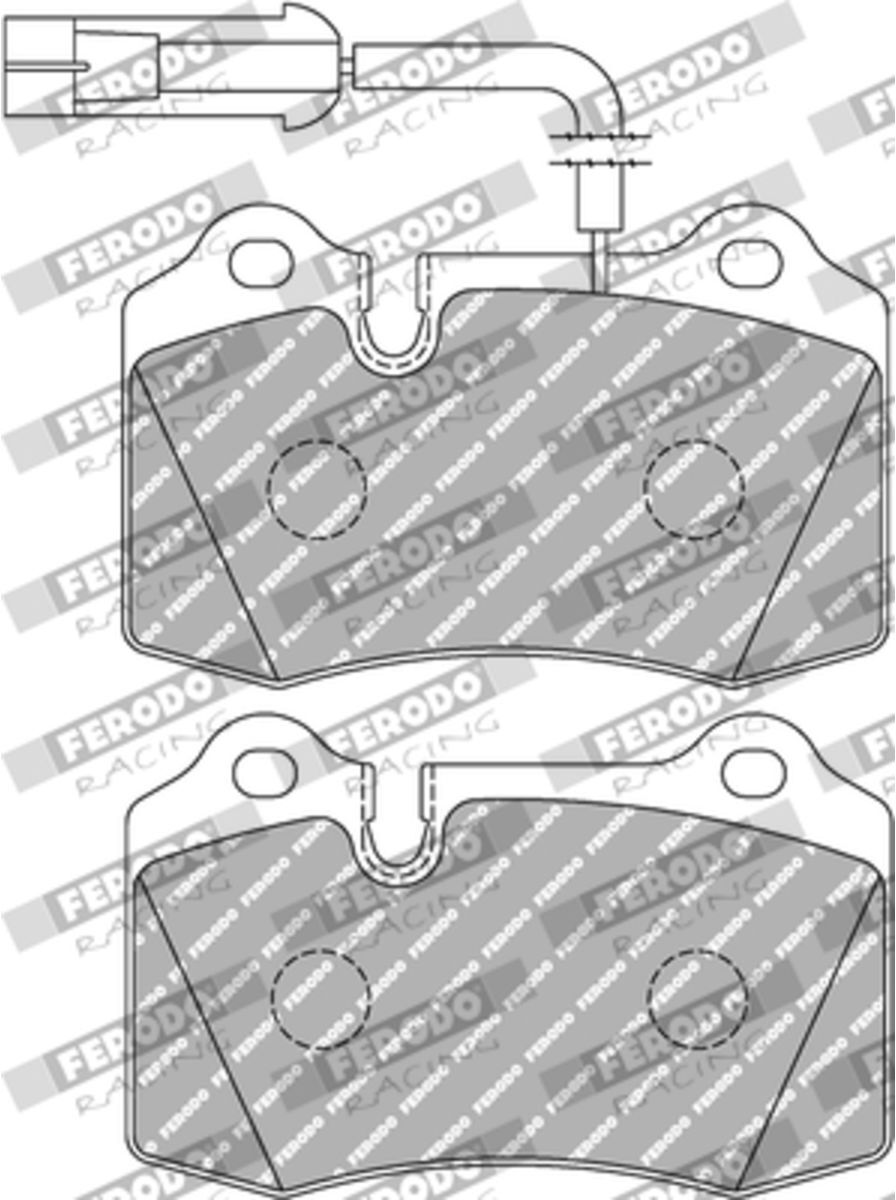 Bremsbelagsatz FERODO Performance FDS721, Vorne