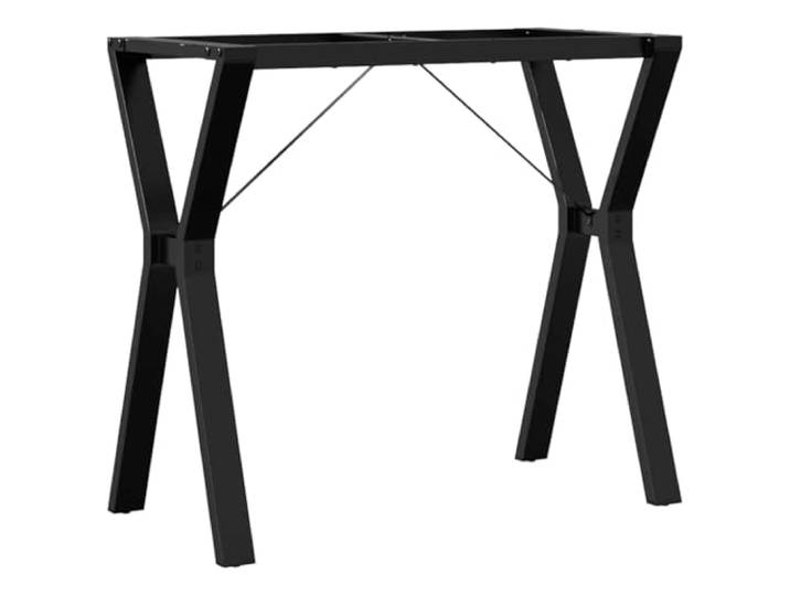 HGPOTUY Esstisch-Gestell in Y-Form 80x40x73 cm aus Stahl Pulverbeschichteter Stahl, robust und langlebig, vorgebohrte Montageplatte, Industrial Style, nur Tischbeine