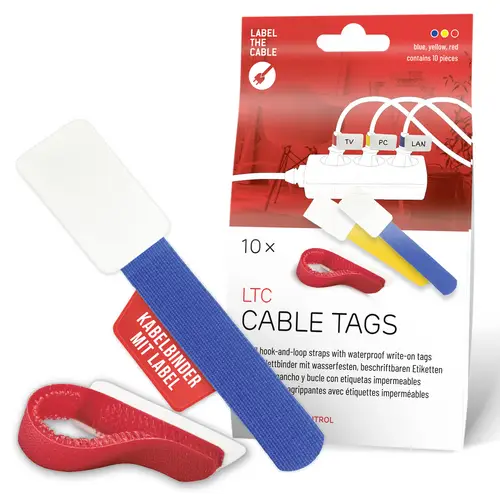 Label the Cable LTC 2630-10 Gelb, Blau, Rot