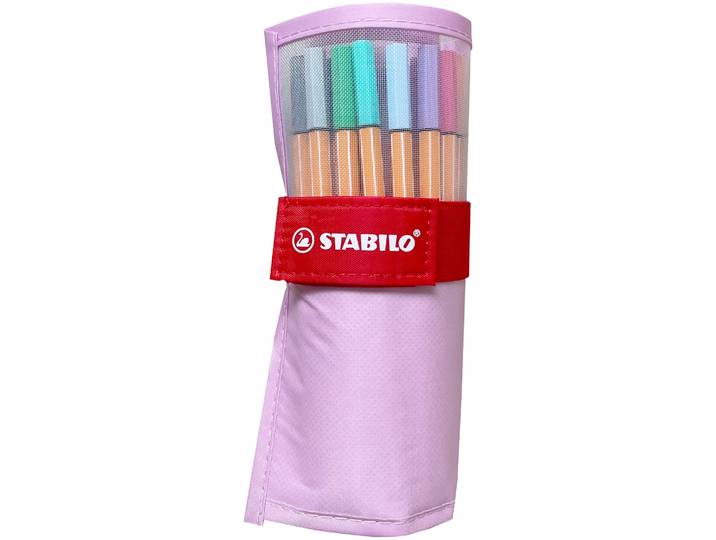 Stabilo point 88 25er Rollerset pastell rosa