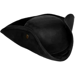 Underwraps Einfacher Dreispitz schwarz