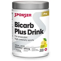 SPONSER Getränkepulver Bicarb Plus Drink Lemon | 600g Dose