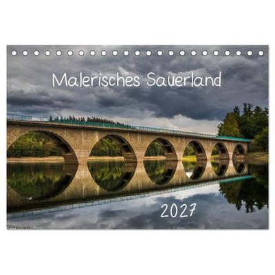Malerisches Sauerland (Tischkalender 2027 DIN A5 quer), CALVENDO Monatskalender